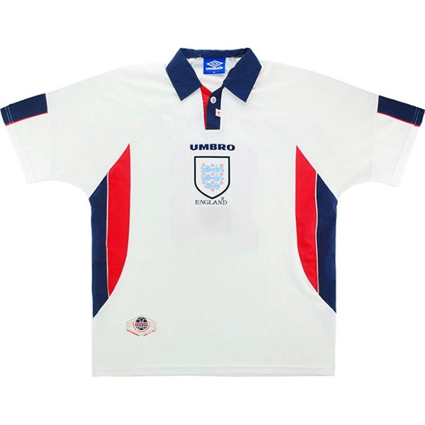 Tailandia Camiseta Inglaterra 1ª Retro 1998 Blanco